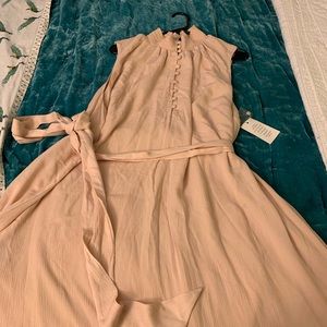 Eloquii High Neck Buttoned Sleeveless Dress -NWT